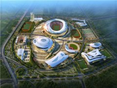 j9国际集团显示屏绚亮第十二届全运会场馆